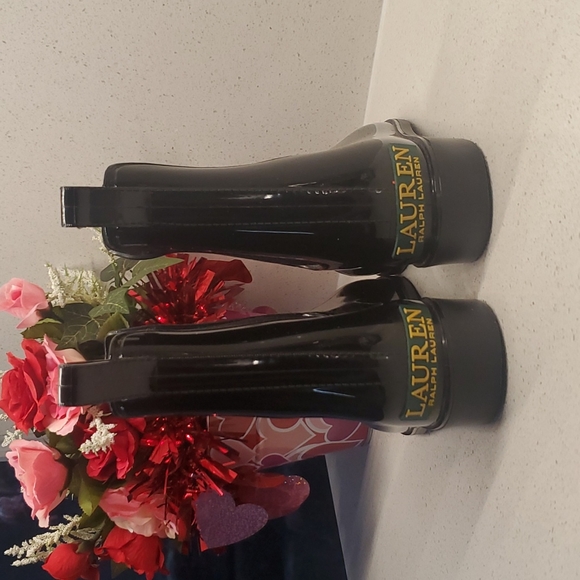 LAUREN RALPH LAUREN Tally-Bo-Rai rain booties (sz 6B) - Picture 4 of 11